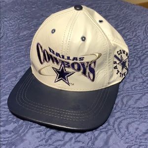 Dallas Cowboys leather hat